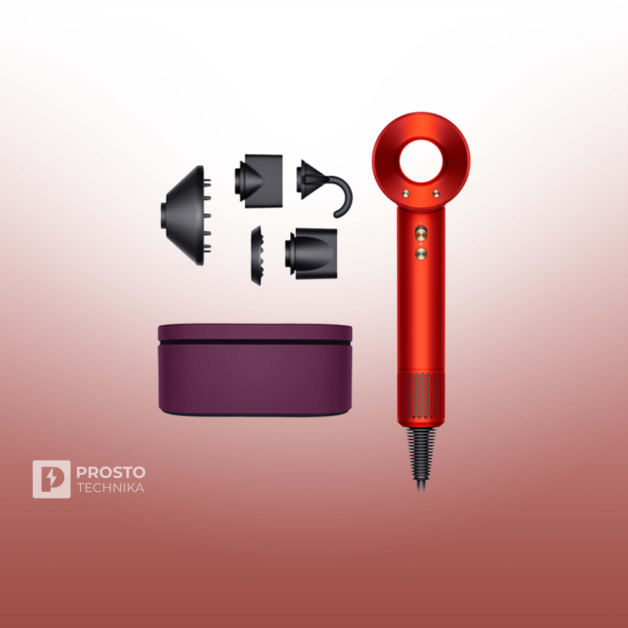 Фен Dyson Supersonic HD08 EU, Topaz orange